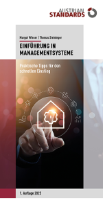 AUSTRIAN STANDARDS - Margot Wieser - Thomas Steininger - Einführung in Managementsysteme Quickinfo - Cover